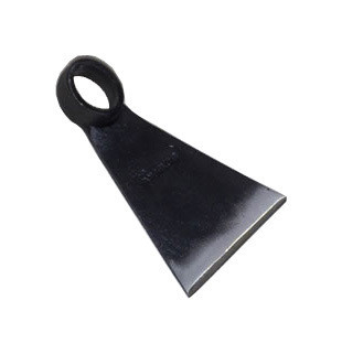 30010110 Oval Hole Eye Kohlenstoffstahl geschmiedet Graben Gartenbau Delta Dreieckshäcke