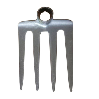 20020122 4 Zinken Rundlochauge Vier Zinken Metall Gabel-Hacke Grab Garten Hacke-Rechen