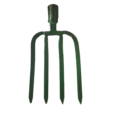 1003108 Flache Zinken aus Kohlenstoffstahl, Metall, geschmiedet, Landwirtschaftsgabeln, Gartenstahl, Grabegabeln