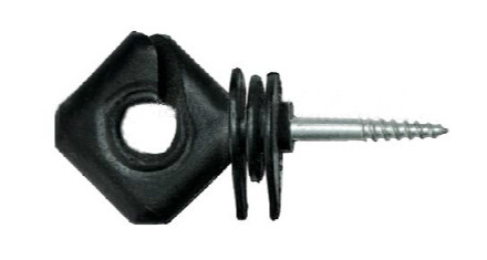 INS00132 Stahlschraubnägel aus verzinktem Stahl für Elektrozaun-Isolatoren Schraubisolator Ringisolator Holzpfosten Isolator