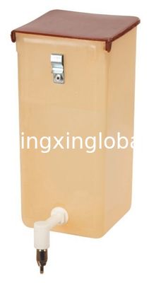 WD02 an Gitter aufgehängter Geflügel-Heimtier-Tränker Futterautomat Trinkwasser-Plastikbox-Flasche