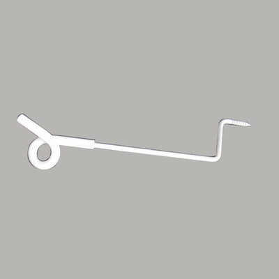 PP0102 Spring Stahl Paddock Elektrozaun Isolatoren Schweinsschwanz Zaunpfosten 45cm