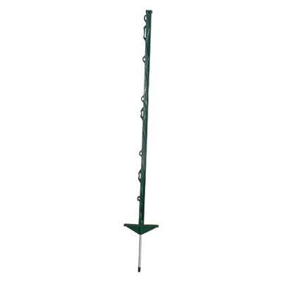 PP06 Elektrische Zaunpfosten Paddock Kunststoffpfosten Doppelstufen 105cm Galvanisierter Bodennagel