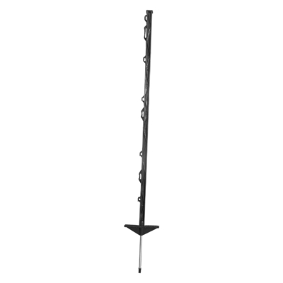 PP06 105cm Elektro-Fensterpfosten aus Kunststoff doppelten Schritt verzinkter Boden Nagel UV-beständig Flexibel