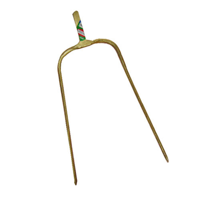 1001142 geschmiedete Zweizeile aus Kohlenstoffstahl Schwanz Landwirtschaft Gartenbau Baumwollforken Dünger Rake Gabeln