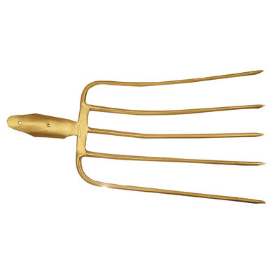 1001015 Spitzhacke mit 5 Zinken, geschmiedeter Karbonstahl, Garten-Mistgabel, Gabel für die Landwirtschaft, Mistgabel